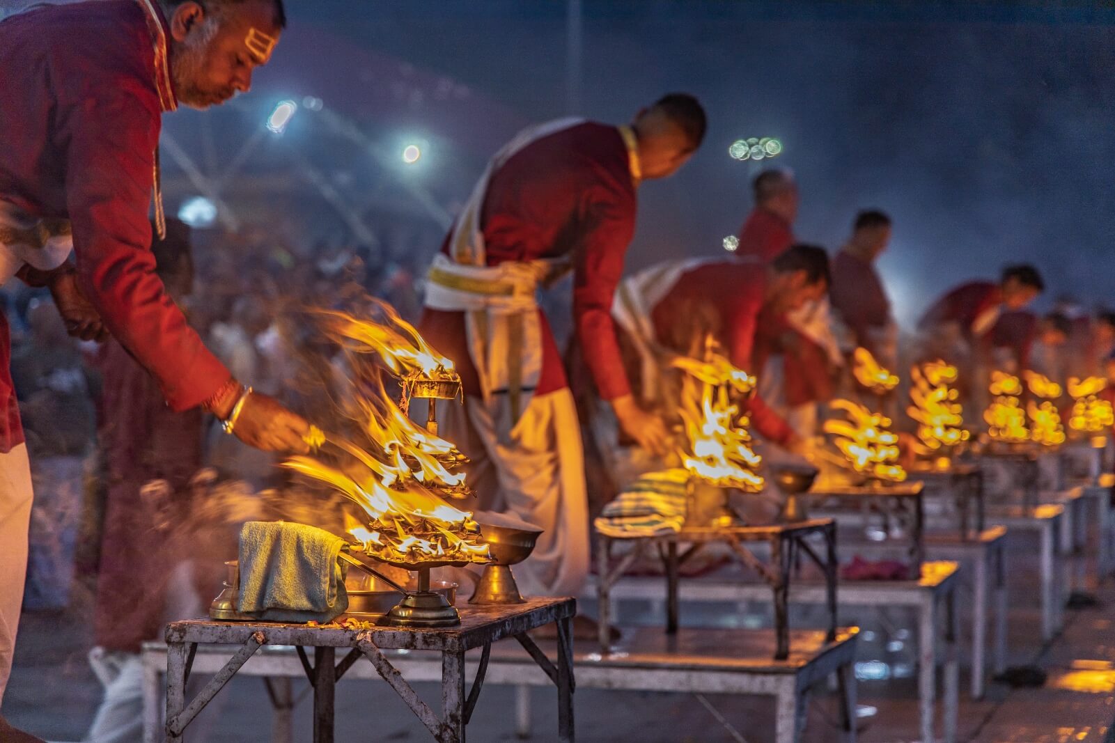 Ganga Aarti at Triveni Ghat